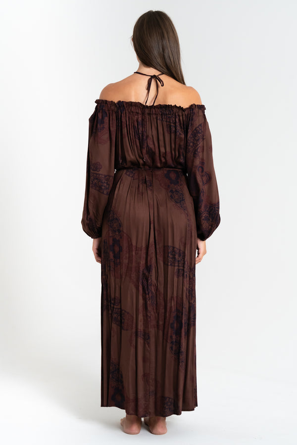 ABITO LUNGO DONNA IN VISCOSA FIORENZA AMADORI L3447