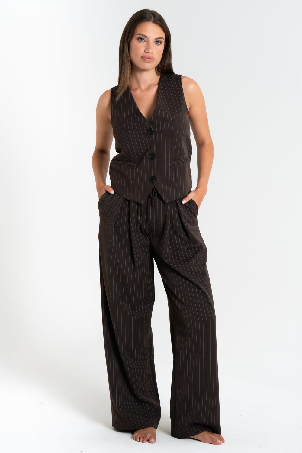 PANTALONE DONNA LUNGO GESSATO FIORENZA AMADORI L9324