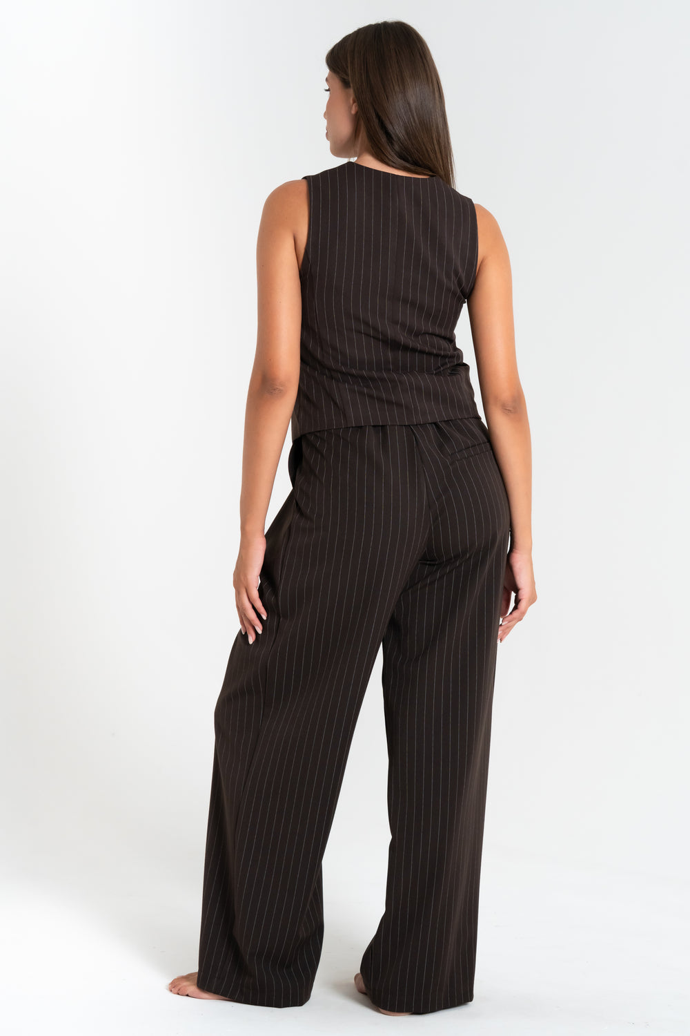 PANTALONE DONNA LUNGO GESSATO FIORENZA AMADORI L9324