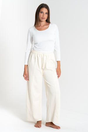 PANTALONE TUTA A PALAZZO DONNA FIORENZA AMADORI Y153