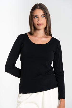 MAGLIA DONNA BASIC IN VISCOSA FIORENZA AMADORI 7179