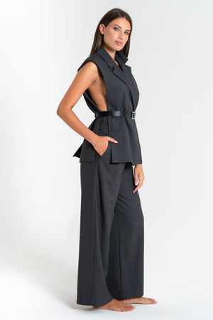 GILET DONNA CON CINTURA FIORENZA AMADORI L9317