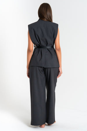 GILET DONNA CON CINTURA FIORENZA AMADORI L9317