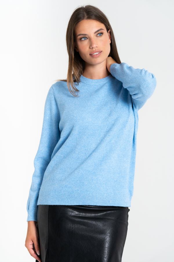 MAGLIONE DONNA LUREX GIROCOLLO FIORENZA AMADORI 73300