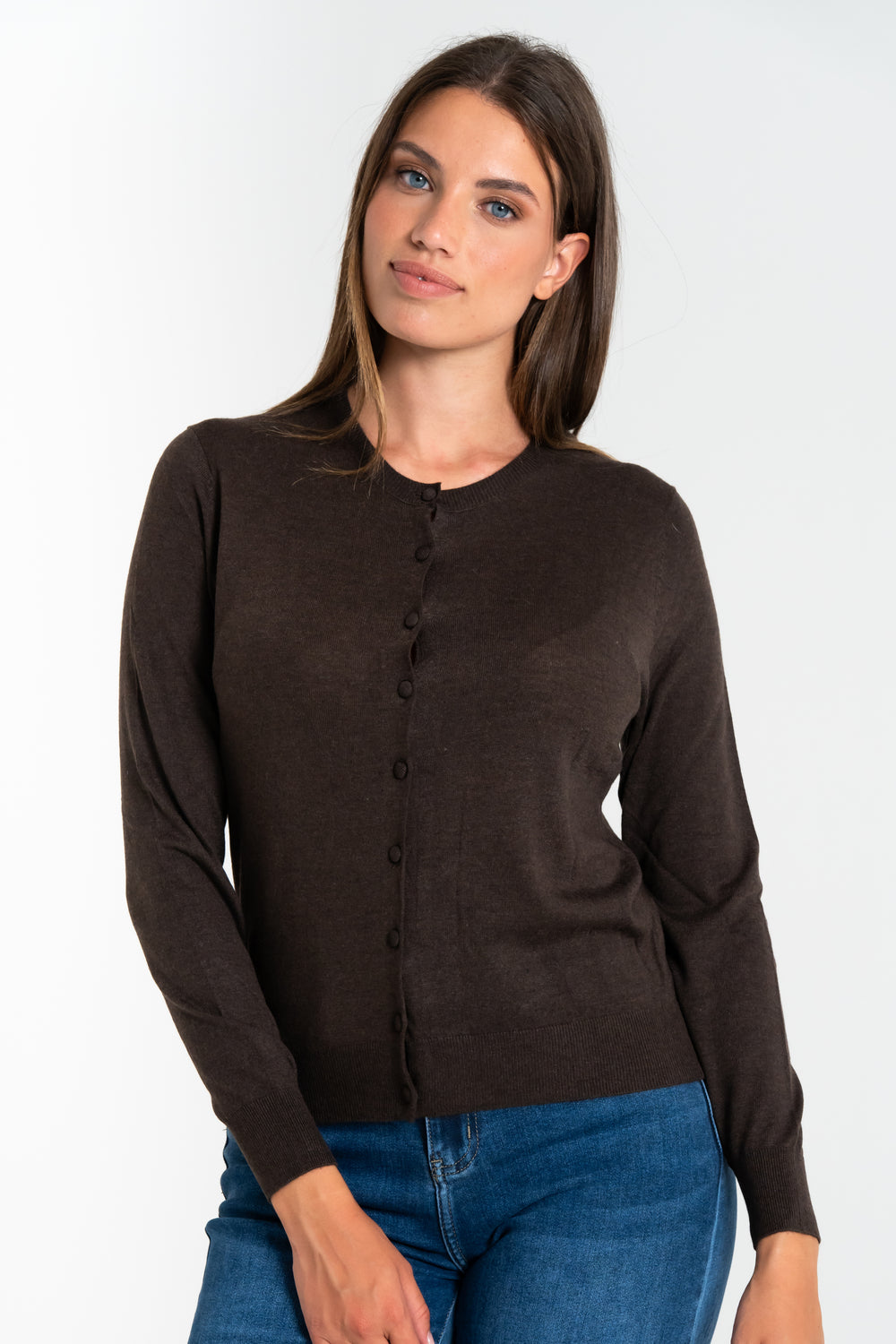 CARDIGAN COREANA DONNA MANICA LUNGA FIORENZA AMADORI 6210