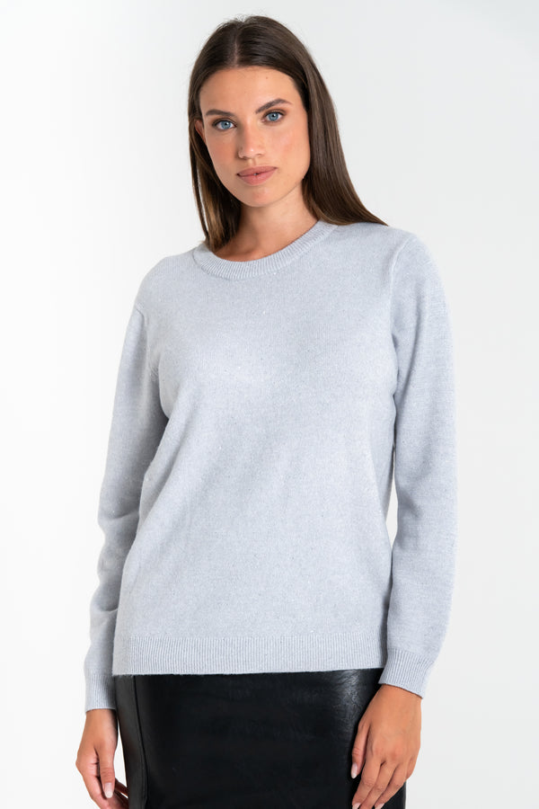 MAGLIONE DONNA LUREX GIROCOLLO FIORENZA AMADORI 73300