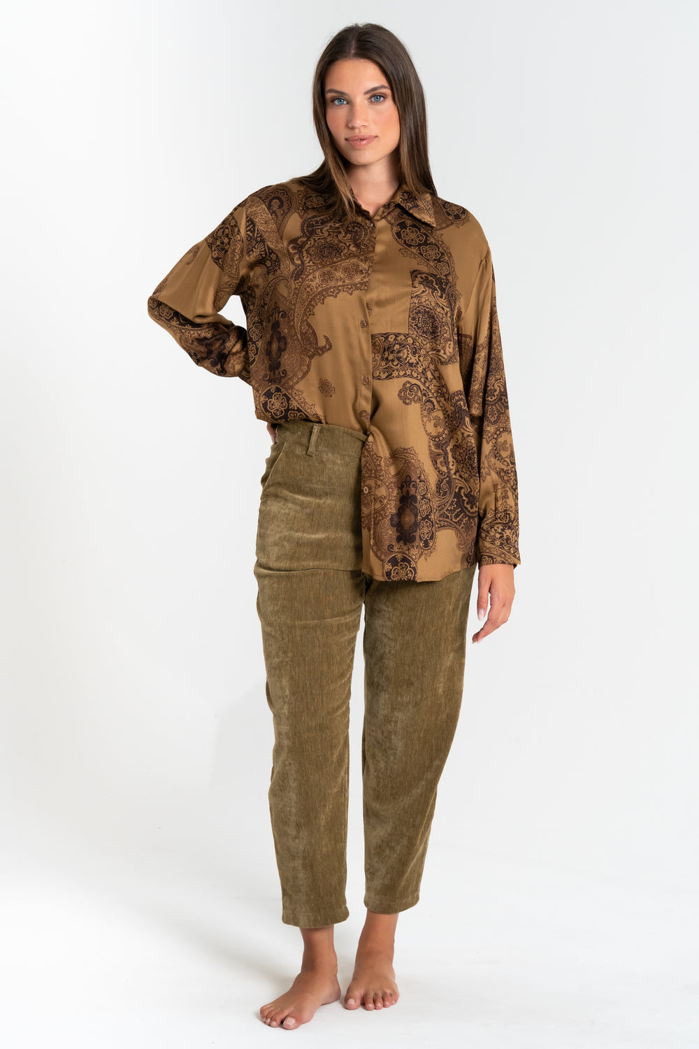 PANTALONE VELLUTO DONNA FIORENZA AMADORI MP258.774