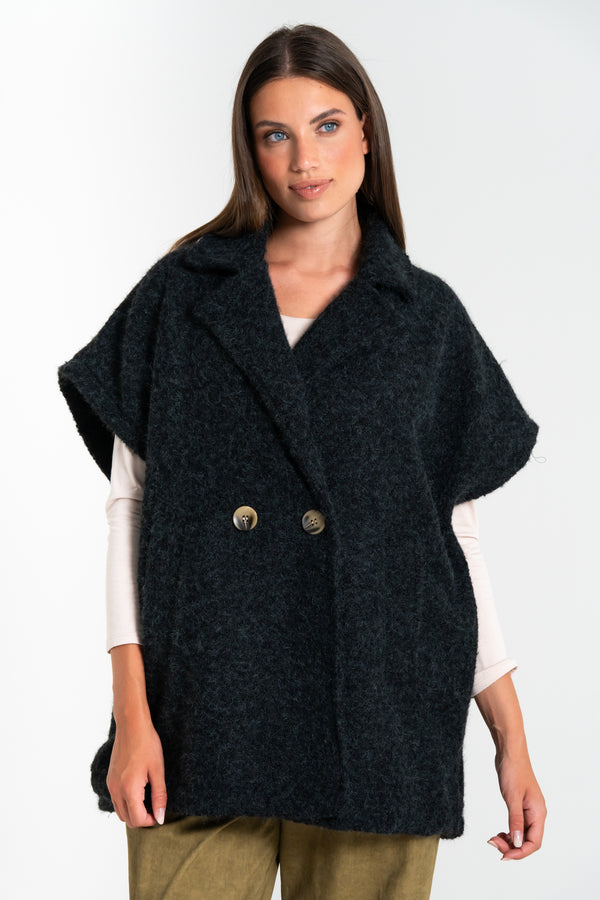 GIACCA SMANICATA DONNA LANA COTTA FIORENZA AMADORI J8140 