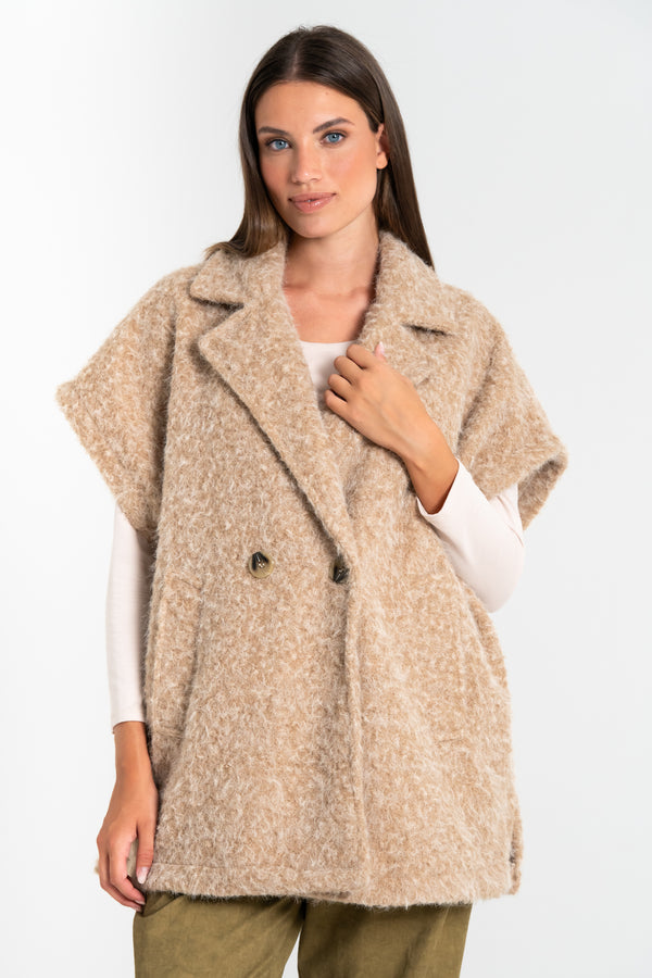 GIACCA SMANICATA DONNA LANA COTTA FIORENZA AMADORI J8140 