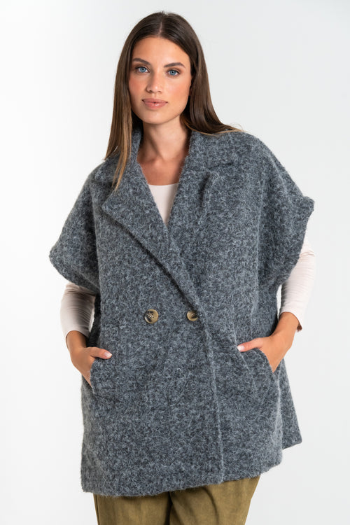 GIACCA SMANICATA DONNA LANA COTTA FIORENZA AMADORI J8140 