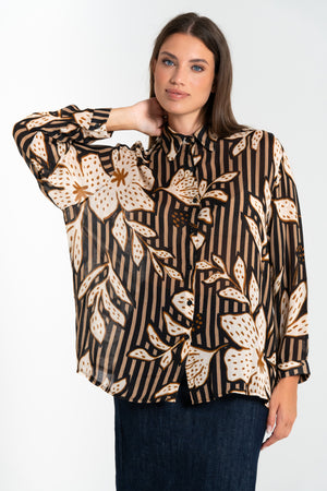 CAMICIA DONNA IN VISCOSA FIORENZA AMADORI MC200B.40
