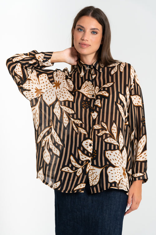 CAMICIA DONNA IN VISCOSA FIORENZA AMADORI MC200B.40