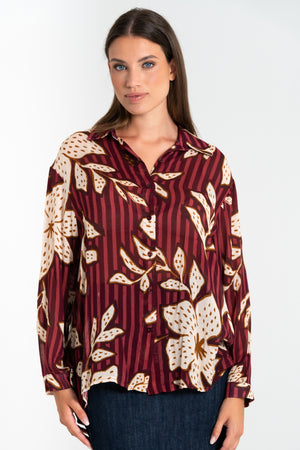 CAMICIA DONNA IN VISCOSA FIORENZA AMADORI MC200B.40