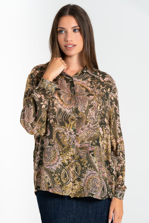 CAMICIA DONNA IN VISCOSA FIORENZA AMADORI MC200B.40