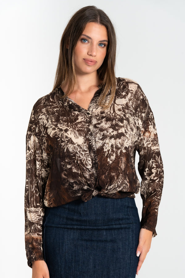CAMICIA DONNA COREANA FIORENZA AMADORI MC93E.409
