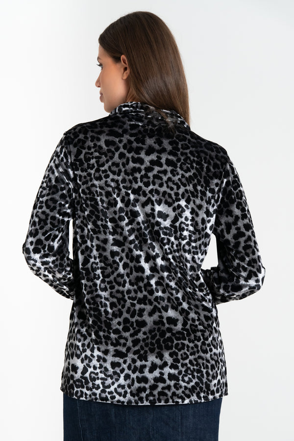 CAMICIA DONNA MANICA LUNGA IN CINIGLIA FIORENZA AMADORI LC10499