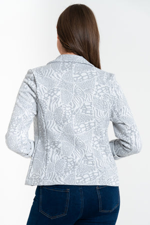 GIACCA BLAZER DONNA PITONATA FIORENZA AMADORI MG06E.655