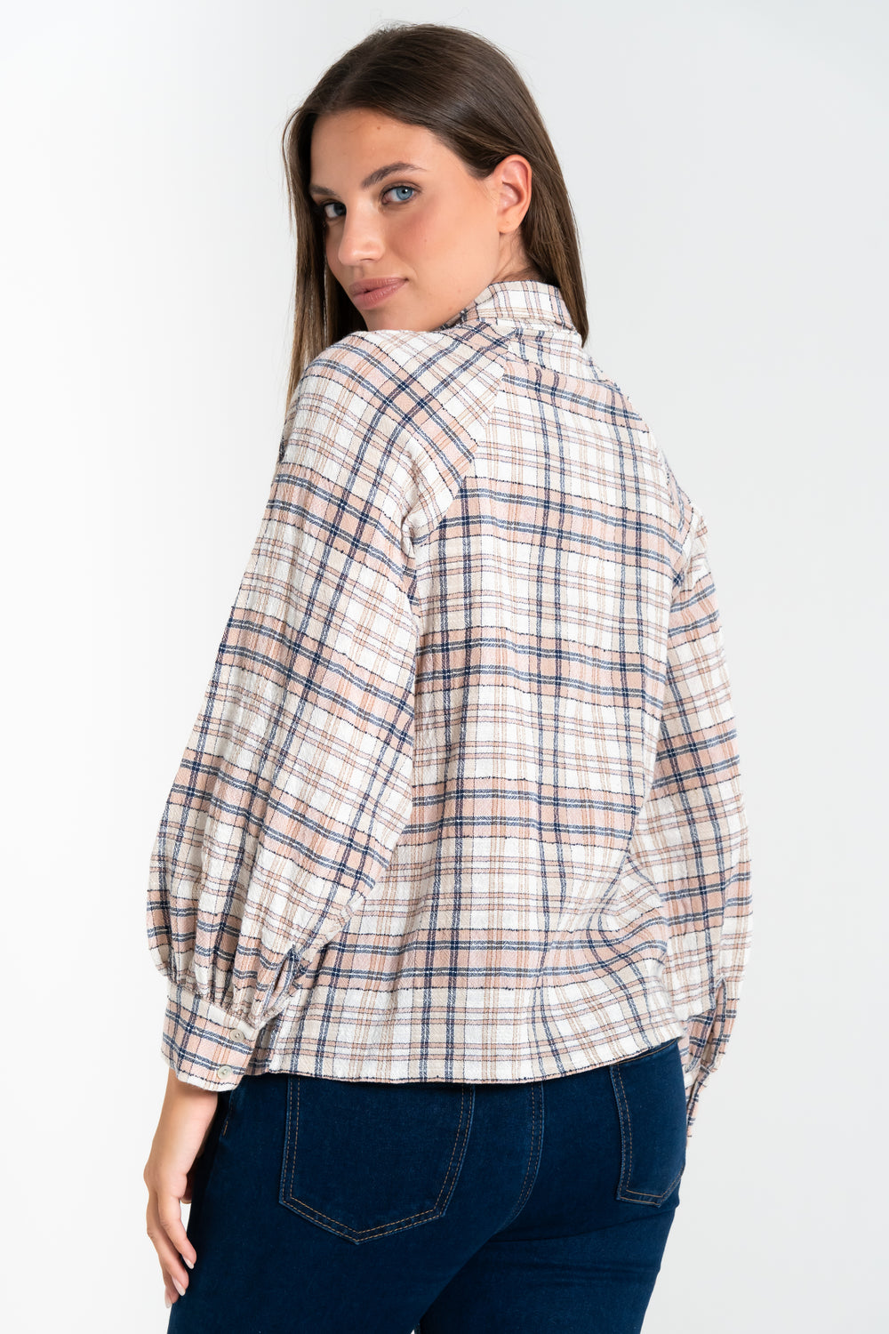 CAMICIA DONNA SCOZZESE FIORENZA AMADORI MC179.640