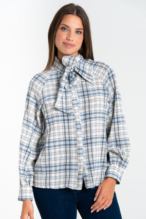CAMICIA DONNA SCOZZESE FIORENZA AMADORI MC179.640