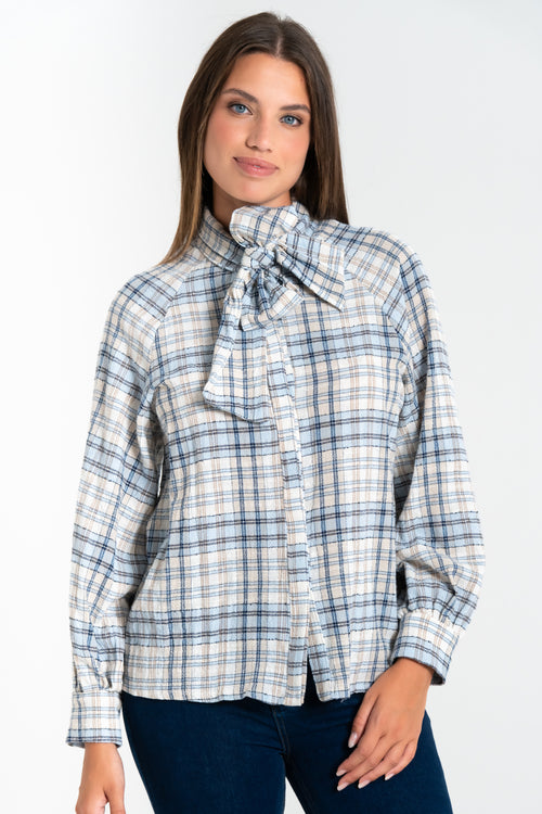 CAMICIA DONNA SCOZZESE FIORENZA AMADORI MC179.640