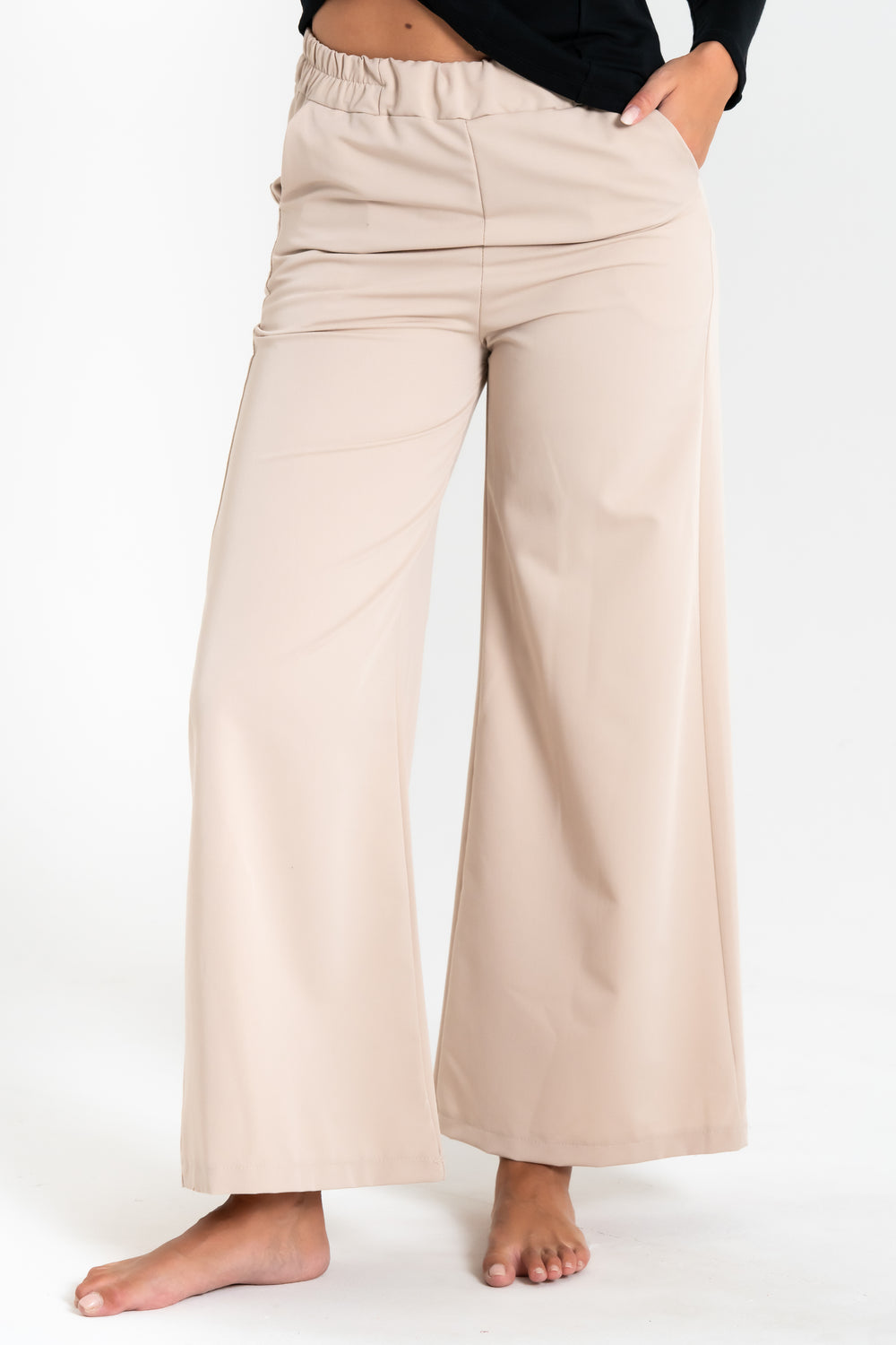 PANTALONE DONNA PALAZZO IN VISCOSA FIORENZA AMADORI MP125.193