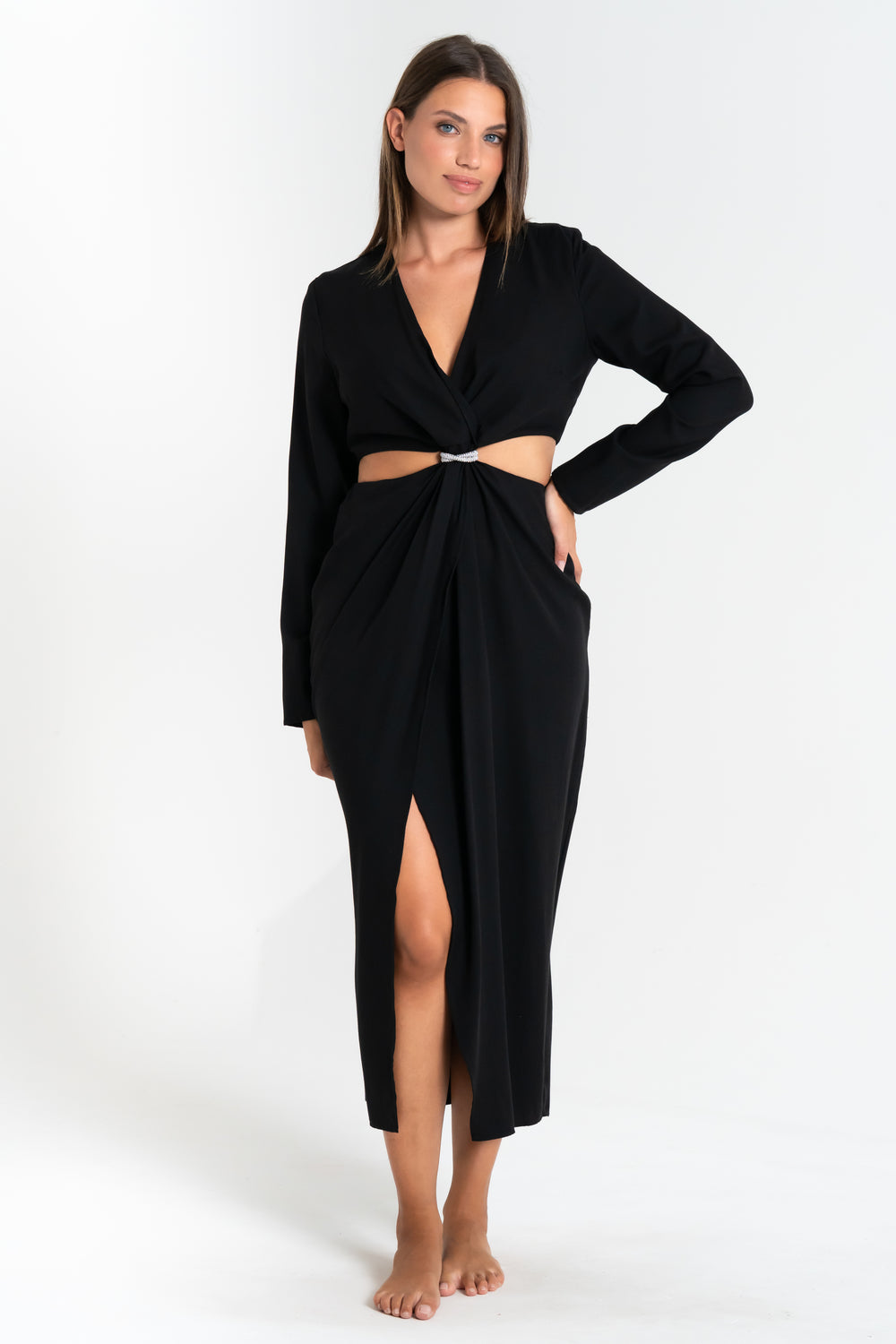 ABITO LUNGO DONNA IN TANCEL FIORENZA AMADORI LD196