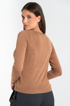 MAGLIONE DONNA CASCHEMIRE E VISCOSA FIORENZA AMADORI FC003