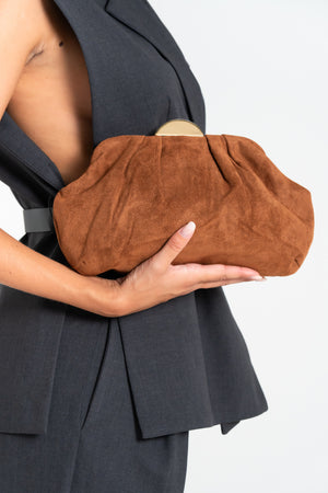 POCHETTE DONNA SCAMOSCIATA FIORENZA AMADORI FF27407