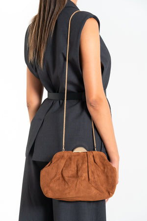 POCHETTE DONNA SCAMOSCIATA FIORENZA AMADORI FF27407