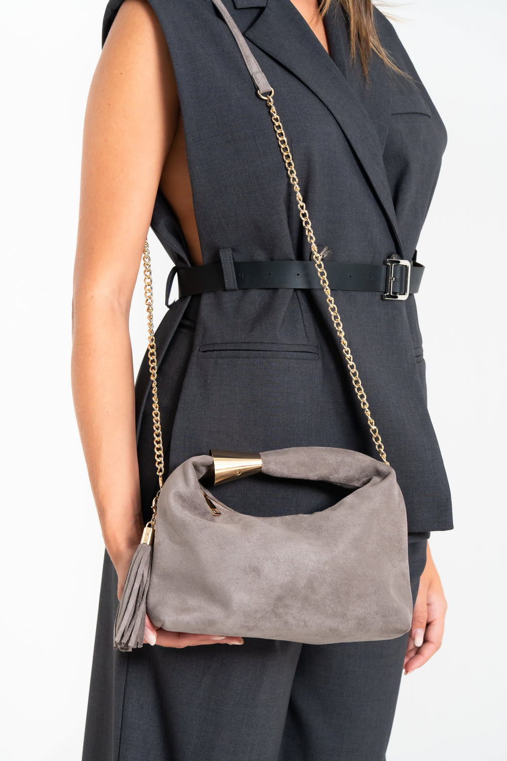 POCHETTE DONNA SCAMOSCIATA FIORENZA AMADORI FF27408