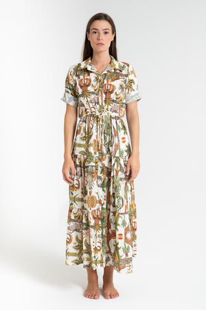 ABITO LUNGO DONNA SAVANA FIORENZA AMADORI MC32.272
