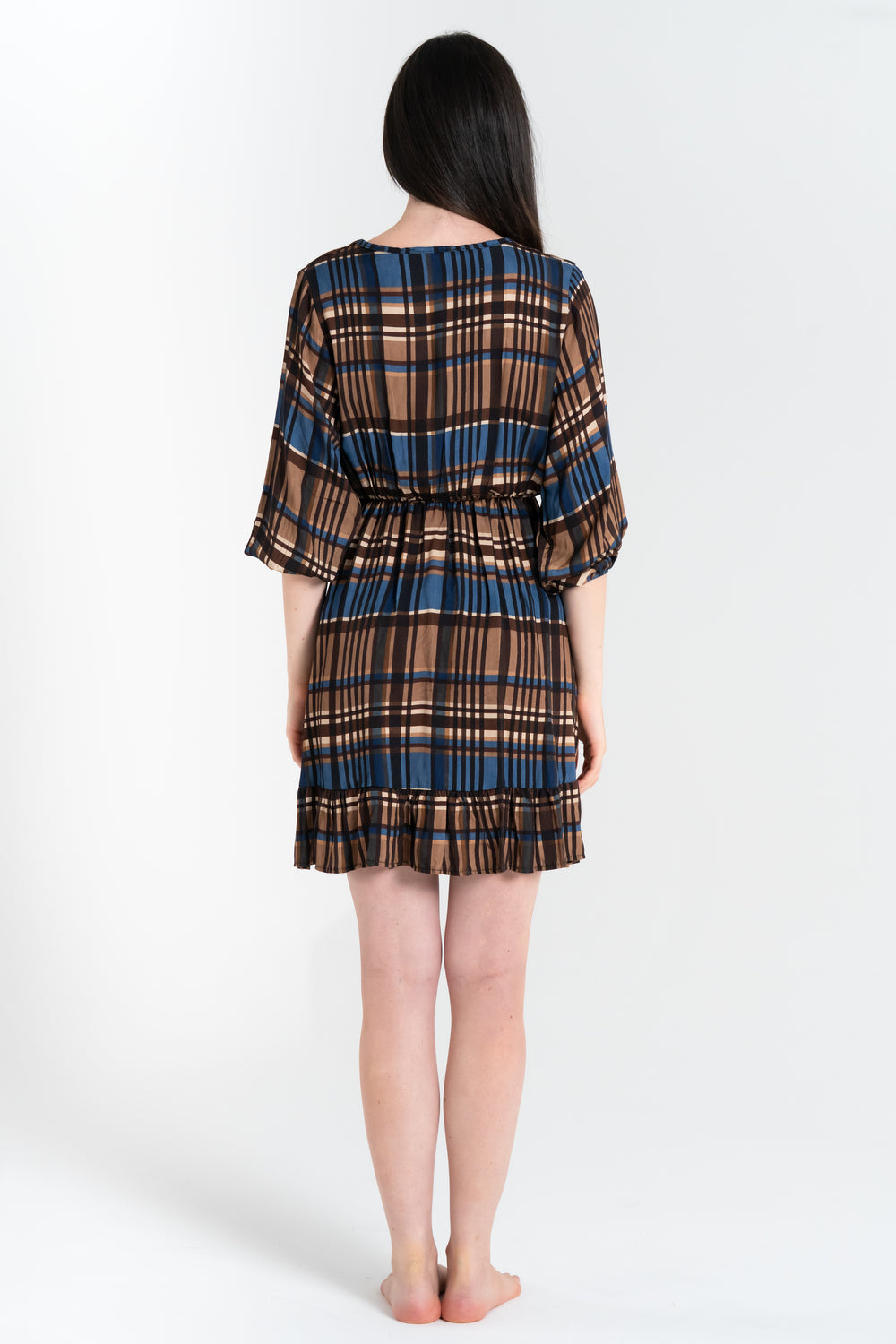 ABITO CORTO DONNA SCOZZESE FIORENZA AMADORI 34753