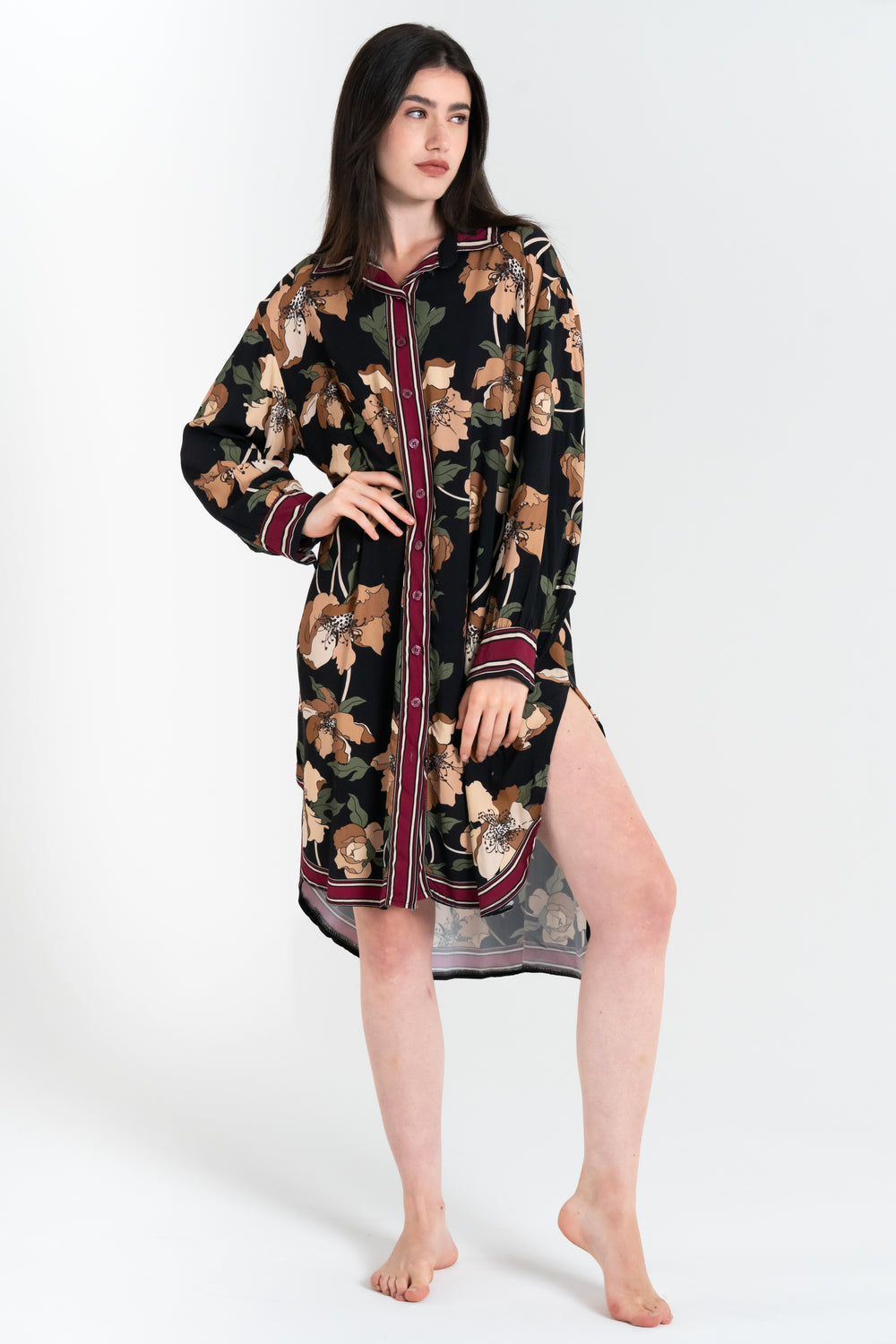 CHEMISIER DONNA FLOREALE FIORENZA AMADORI 34586