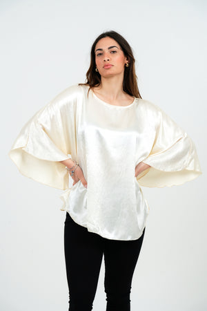 MAGLIA DONNA IN RASO MANICA AMPIA FIORENZA AMADORI 22593