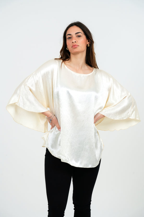 MAGLIA DONNA IN RASO MANICA AMPIA FIORENZA AMADORI 22593