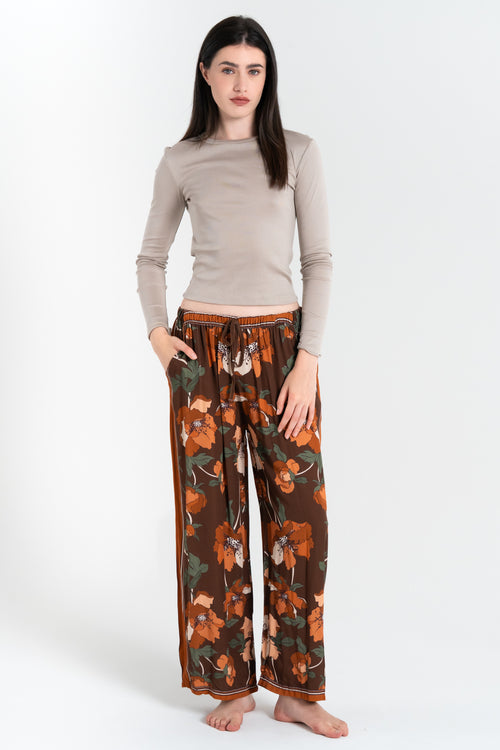 PANTALONE LUNGO DONNA FLOREALE FIORENZA AMADORI 34587