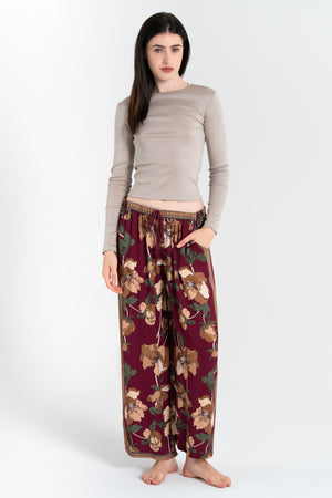 PANTALONE LUNGO DONNA FLOREALE FIORENZA AMADORI 34587