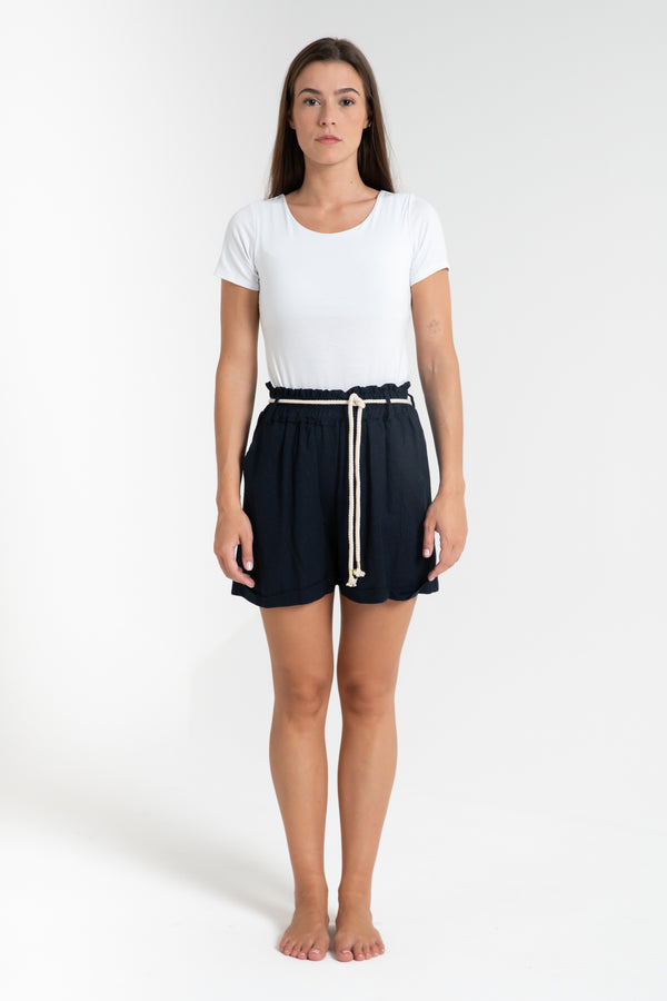 SHORT DI LINO DONNA ELASTICIZZATO FIORENZA AMADORI 7860