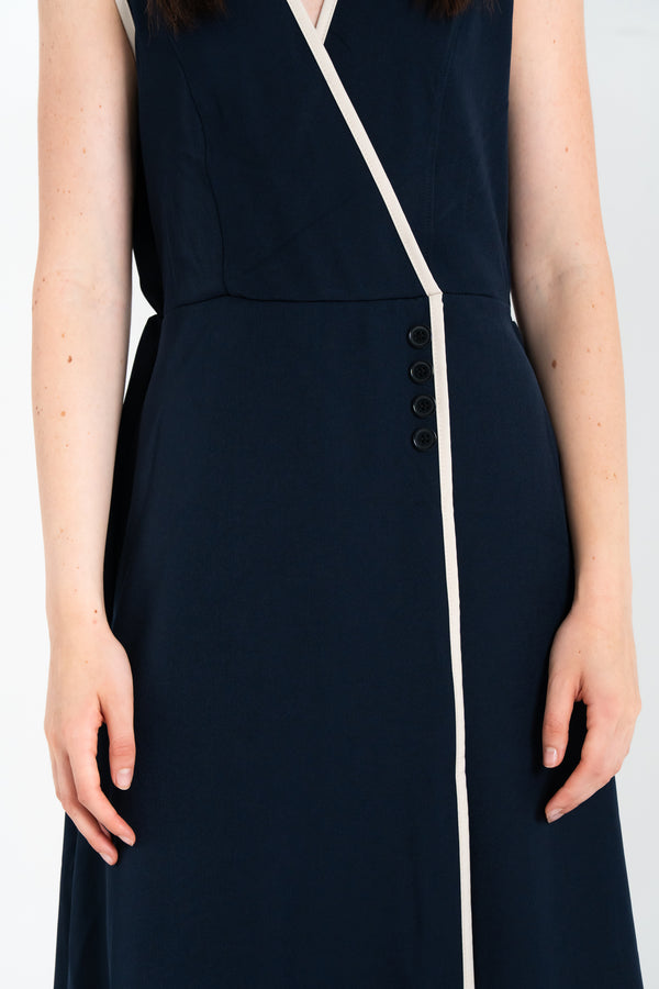 ABITO LUNGO DONNA TINTA UNITA FIORENZA AMADORI 34422