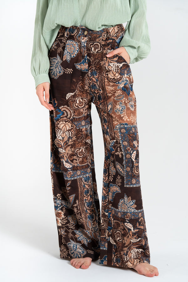 PANTALONE LUNGO DONNA CACHEMIRE FIORENZA AMADORI 34692