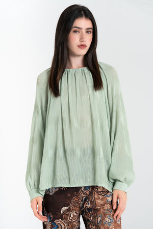 CASACCA DONNA PLISSE' MANICA LUNGA FIORENZA AMADORI 240491