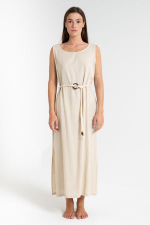 ABITO DONNA LUNGO IN LINO FIORENZA AMADORI 7853