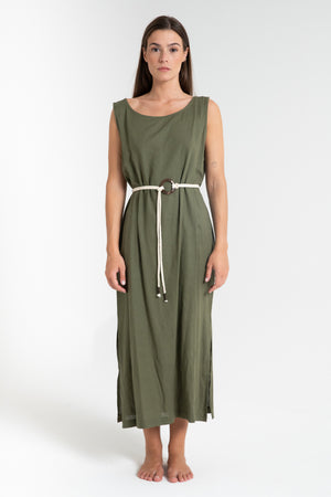ABITO DONNA LUNGO IN LINO FIORENZA AMADORI 7853