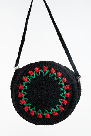 BORSA DONNA ROTONDA IN UNCINETTO FIORENZA AMADORI 11608-2311