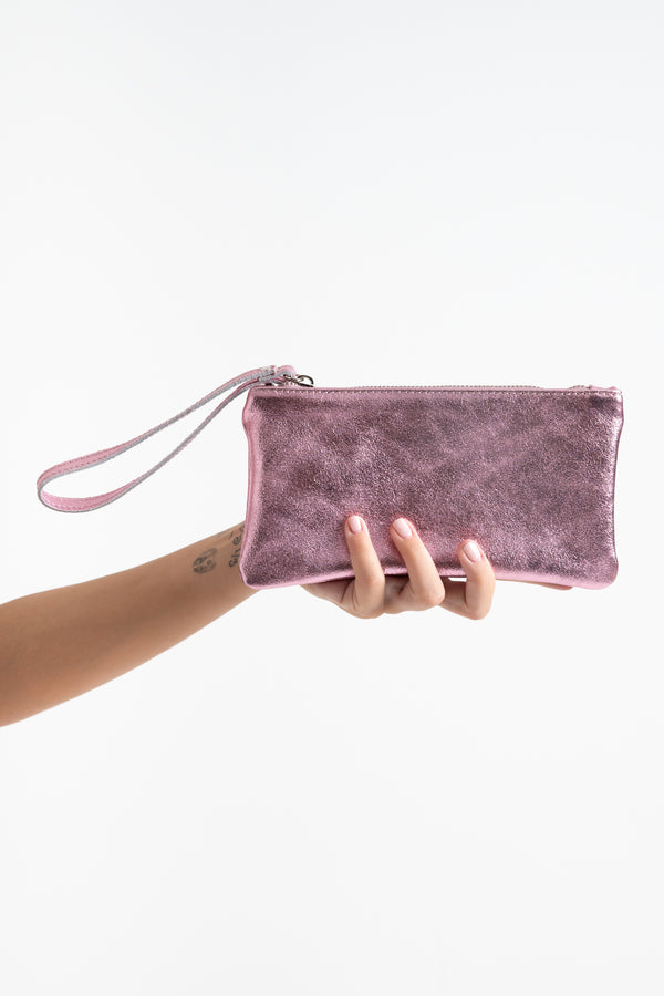 POCHETTE RETTANGOLARE VERA PELLE FIORENZA AMADORI 