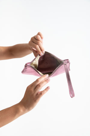 POCHETTE RETTANGOLARE VERA PELLE FIORENZA AMADORI 