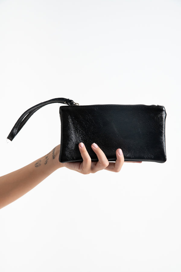 POCHETTE RETTANGOLARE VERA PELLE FIORENZA AMADORI 