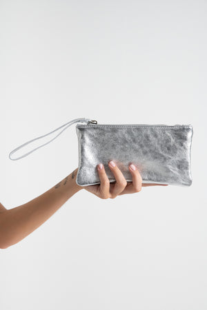POCHETTE RETTANGOLARE VERA PELLE FIORENZA AMADORI 