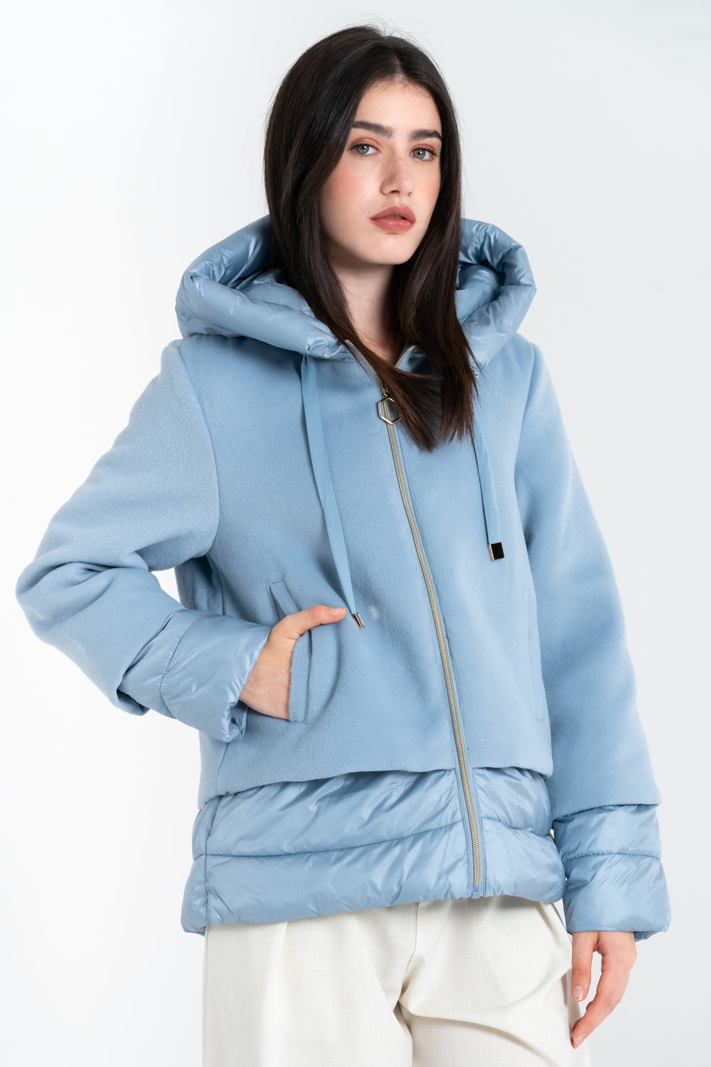 PIUMINO DONNA COLLO ALTO FIORENZA AMADORI HW106