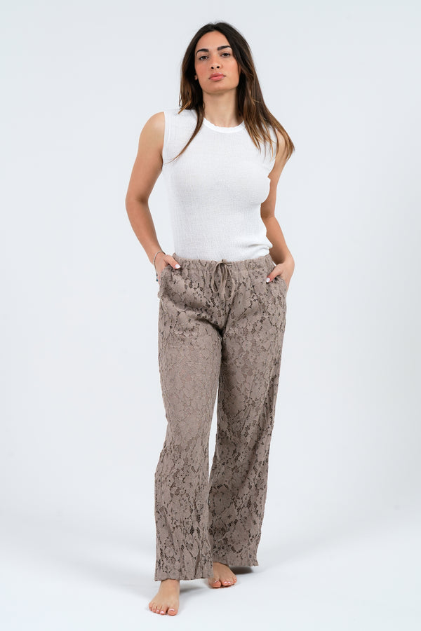 PANTALONE DONNA IN PIZZO FIORENZA AMADORI FY9063